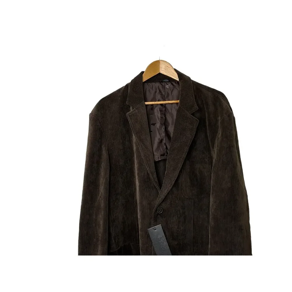 Bruno Men's Brown Corduroy Sports Coat Size XL New